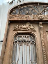 Antique style Antique doors in frame in Wood 20th Century