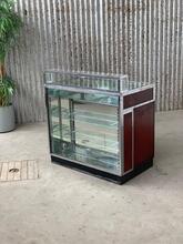 Antique style Antique glass counter with drawers  in Wood and glass, Europe