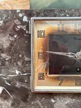 Antique style Art deco clock in marble stone  in marble