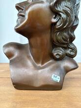 Antique style Art deco plaster statue of a woman 1920-1939