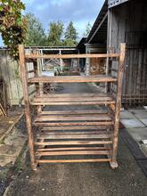 Antique style Bakery carrier in Wood, Belgium 20th Century