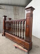 Antique style Balustrade bar in wood, Europe 20th Century