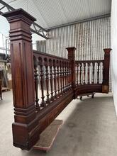 Antique style Balustrade bar in wood, Europe 20th Century