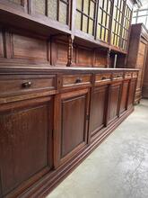 Antique style Bar cabinet in Wood and glass, Europe 1900s
