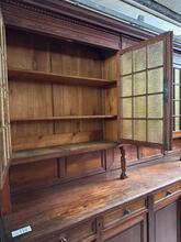 Antique style Bar cabinet in Wood and glass, Europe 1900s