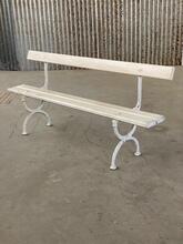 Antique style Bench in Iron and wood, France
