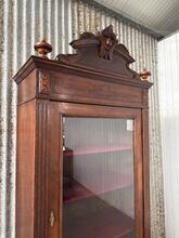 Antique style Cabinet in wood and glass, Europe