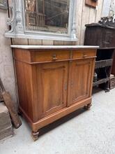 Antique style Cabinet in Wood and marble, Europe