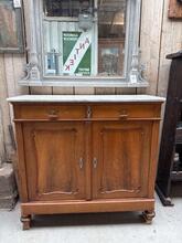 Antique style Cabinet in Wood and marble, Europe