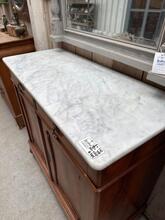 Antique style Cabinet in Wood and marble, Europe