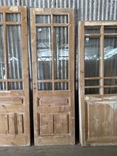 Deuren met glas Antique stijl in Hout en glas , Europa