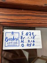Antique style display cabinet in Wood and glass