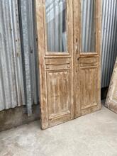 Antique style Doors in Wood and glass 20-century