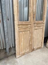 Antique style Doors in Wood and glass 20-century