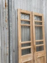 Antique style Doors in Wood and glass 20-century