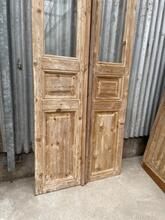 Antique style Doors in Wood and glass 20-century