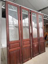 Antique style Doors in wood and glass, France 20th Century