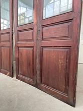 Antique style Doors in wood and glass, France 20th Century