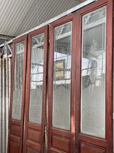 Antique style Doors in wood and glass, France 20th Century