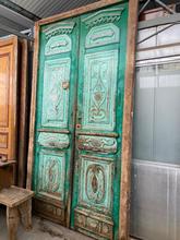 Antique style Doors in frame in Wood 20e eeuw