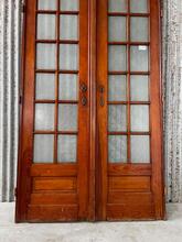 style Antique doors with glass in Wood and glass