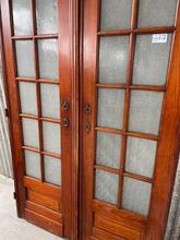 style Antique doors with glass in Wood and glass