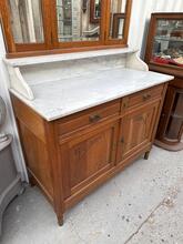 Antique style Dressing table with mirror  in wood and mirror, Europa