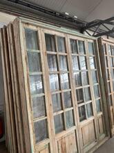 Antique style Glass doors in frame  in Wood and glass