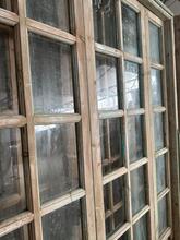 Antique style Glass doors in frame  in Wood and glass