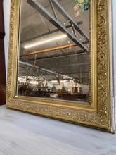 Antique style Antique golden mirror in Iron and mirror, Europe 20th century