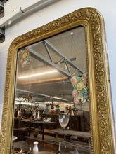 Antique style Antique golden mirror in Iron and mirror, Europe 20th century