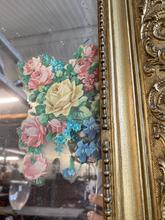 Antique style Antique golden mirror in Iron and mirror, Europe 20th century