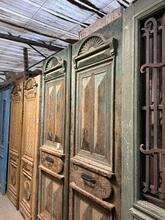Antique style Green doors  in Wood, Europe 20th century