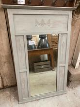 Antique style Antique grey mirror in Wood, Europe 20th century
