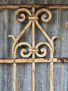 Antique style Antique iron fence 1x in Iron