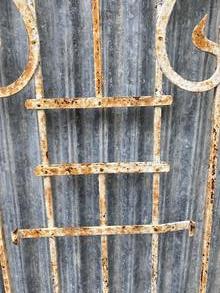 Antique style Antique iron fence 2x in Iron