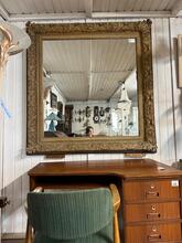 Antique style Mirror in wood and mirror, France 20e eeuw