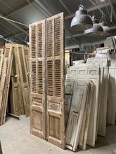 Antique style Old shutters in wood
