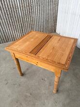 style Antique pine extension table in wood, Europa 20-century