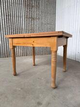 style Antique pine extension table in wood, Europa 20-century