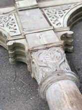 Antique style Antique porch old columns in Wood