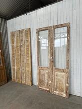 Antique style Antique set doors in Wood and glass, Europe