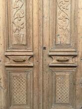 Antique style Set doors  in wood