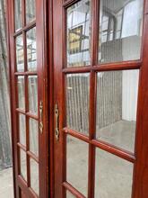 style Antique set doors with glass