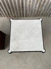 Antique style Set nightstands in wood and marble, Europe 20th Century