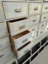 style Antique shop cabinet in grey in Wood, France