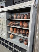 style Antique shop cabinet in grey in Wood, France