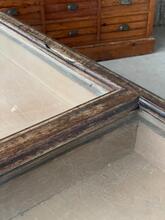 style Antique shop counter with drawers and glass