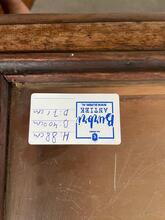 style Antique shop counter with drawers and glass
