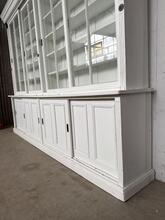 Antique style Shopcabinet in wood and glass, france 20-century